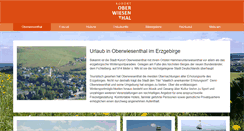 Desktop Screenshot of oberwiesenthal-urlaub.de